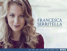 Tablet Screenshot of francescaserritella.com